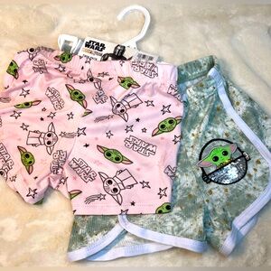 Disney Star Wars Twin Pack girls shorts brand NWT